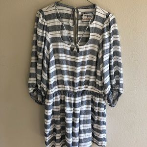 Anthropologie Holding Horses Striped Romper
